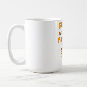 Vintages Wachsen eines kleinen Kürbiskreider Ernte Kaffeetasse