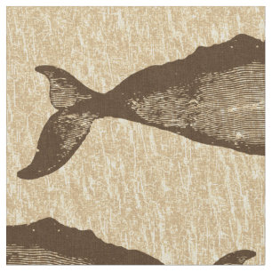 Vintages Wal-Muster Brown Stoff