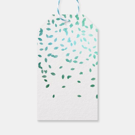 Vintages Wald Geschenkanhänger (Rückseite)