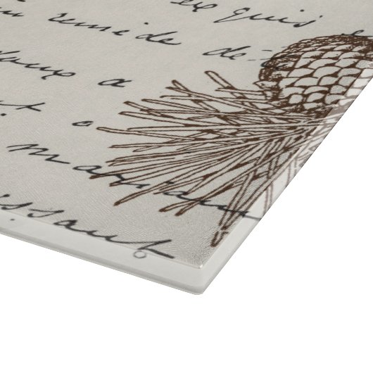 Vintages Waldland Sankt Schneidebrett (Ecke)