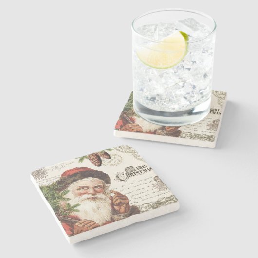 Vintages Waldland Sankt Steinuntersetzer (Seitenansicht)