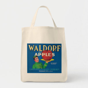 Vintages Waldorfapfel Tragetasche