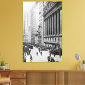Vintages Wall Street NYC-Foto (1921) Leinwanddruck (Insitu (Wohnzimmer))