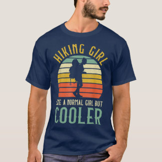 Vintages Wandermädchen wie ein normales Mädchen, a T-Shirt