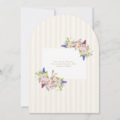 Vintages Wappen Einladung (Rückseite)