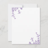 Vintages Wappen, Monogramm Mitteilungskarte (Rückseite)