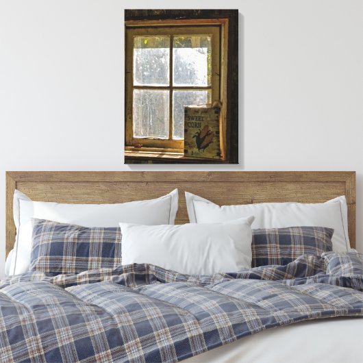 Vintages Warenzeichen Leinwanddruck (Insitu (Schlafzimmer))