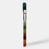 Vintages wärmespieles Muster, Erdtöne Case-Mate iPhone Hülle (Rückseite / Links)