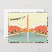 Vintages Washington D.C. Denkmal Postkarte (Vorne/Hinten)