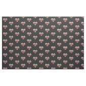 Vintages Washington D.C. Flag Hearts Stoff (Fat Quarter (45,7 x 55,9 cm))