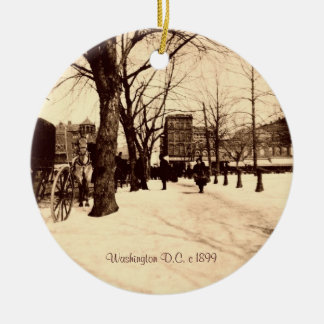 Vintages Washington DC in der Keramikornament