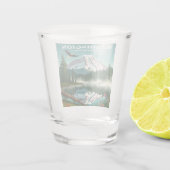 Vintages Washington Schnapsglas (Rückseite)