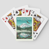 Vintages Washington Spielkarten (Rückseite)