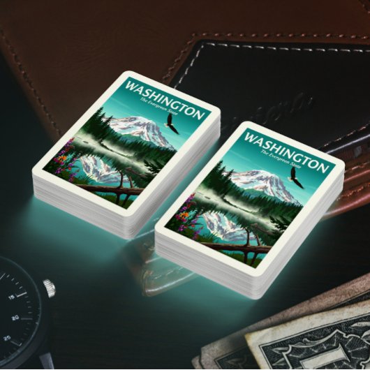 Vintages Washington Spielkarten