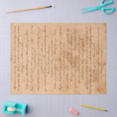 Vintages Wasser befleckte Seidenpapier (Basteln)