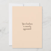 Vintages Wasser kann 12x18 Flat dank Karte (Rückseite)