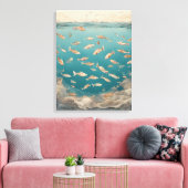 Vintages Wasser Leinwanddruck (Insitu (Wohnzimmer))