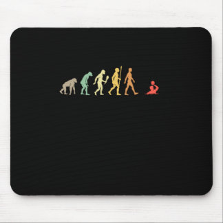 Vintages Wasser Polo Evolution Player Geschenkidee Mousepad