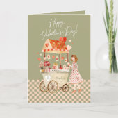 Vintages Wasserbad Lido di Lugano Feiertagskarte (Vorderseite)