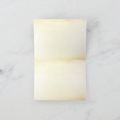 Vintages Wasserboot Dankeschön-Karten Dankeskarte (Innenseite)