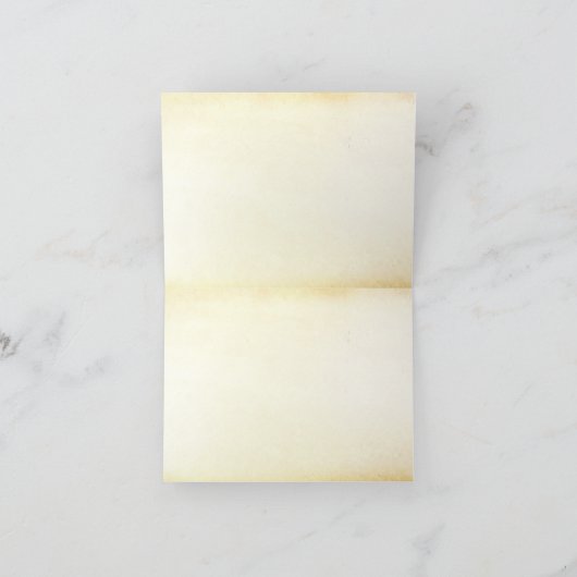 Vintages Wasserboot Dankeschön-Karten Dankeskarte (Innenseite)