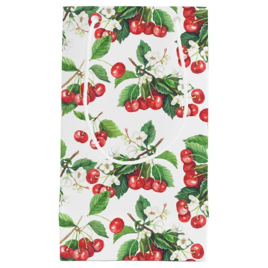 Vintages Wasserfarbenmuster Kleine Geschenktüte (Vorderseite)