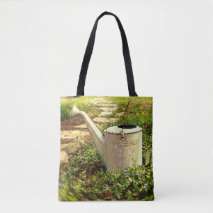 Vintages Wasserkocher in einer Vinca Tasche