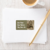 Vintages Wasserrad Adressaufkleber (Insitu)