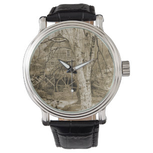 Vintages Wasserrad Armbanduhr