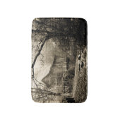 Vintages Wasserrad Badematte (Vorderseite Vertikal)