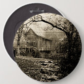 Vintages Wasserrad Button (Vorne & Hinten)