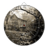 Vintages Wasserrad Dartscheibe (vorne)