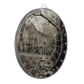 Vintages Wasserrad Dartscheibe (Vorderseite Links)