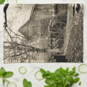 Vintages Wasserrad Handtuch (Gefaltet)