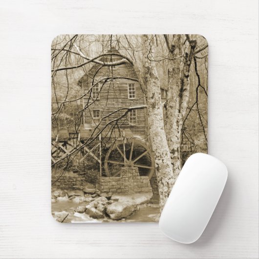 Vintages Wasserrad Mousepad (Mit Mouse)