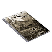 Vintages Wasserrad Notizblock (Rechte Seite)