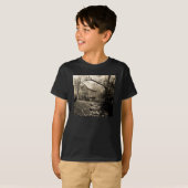 Vintages Wasserrad T-Shirt (Vorne ganz)