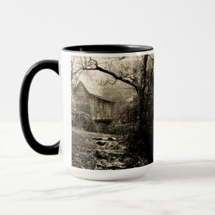 Vintages Wasserrad Tasse