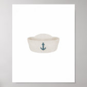 Vintages Wassersportler-Hutplakat Poster (Vorne)