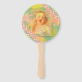 Vintages Wasserzeichen, niedlich Fächer (Vorderseite)