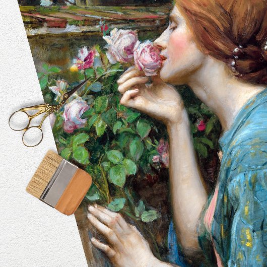 Vintages Waterhouse Dekoupage Tissue Paper Seidenpapier