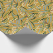 Vintages Wattle Patternpapier Geschenkpapier (Ecke)