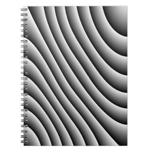 Vintages Wavy Lines Notebook Notizblock