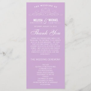 VINTAGES WEDDING PROGRAMM DER ELEGANZ-%PIPE%