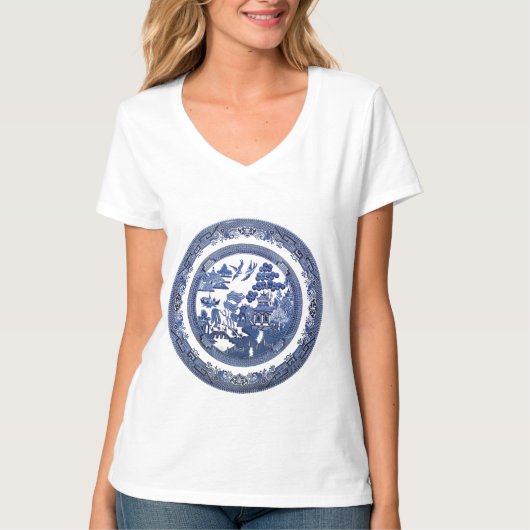 Vintages Weidemuster T-Shirt (Vorderseite)