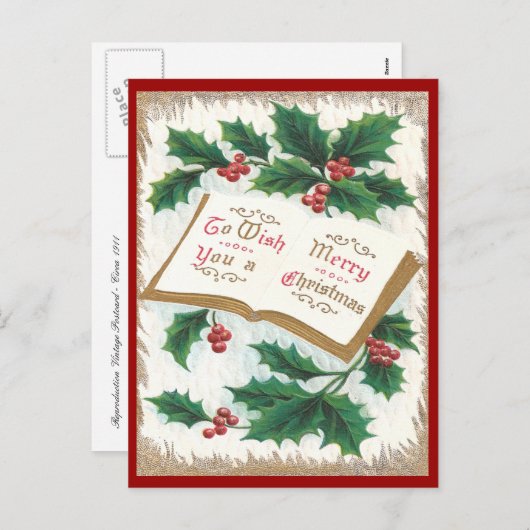 Vintages Weihnachten (Vorne/Hinten)