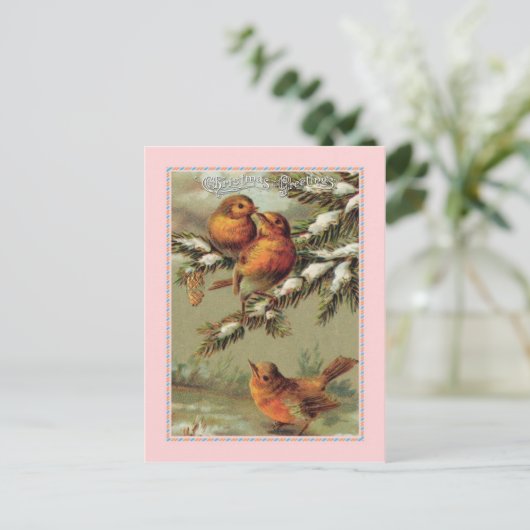 Vintages Weihnachten (Stehend Vorderseite)