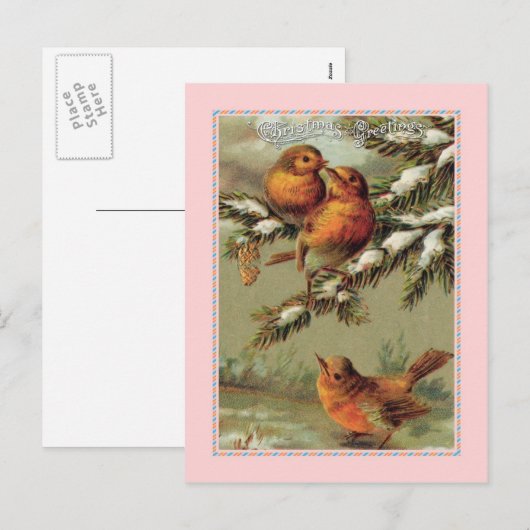 Vintages Weihnachten (Vorne/Hinten)