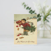 Vintages Weihnachten (Stehend Vorderseite)