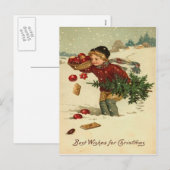 Vintages Weihnachten (Vorne/Hinten)